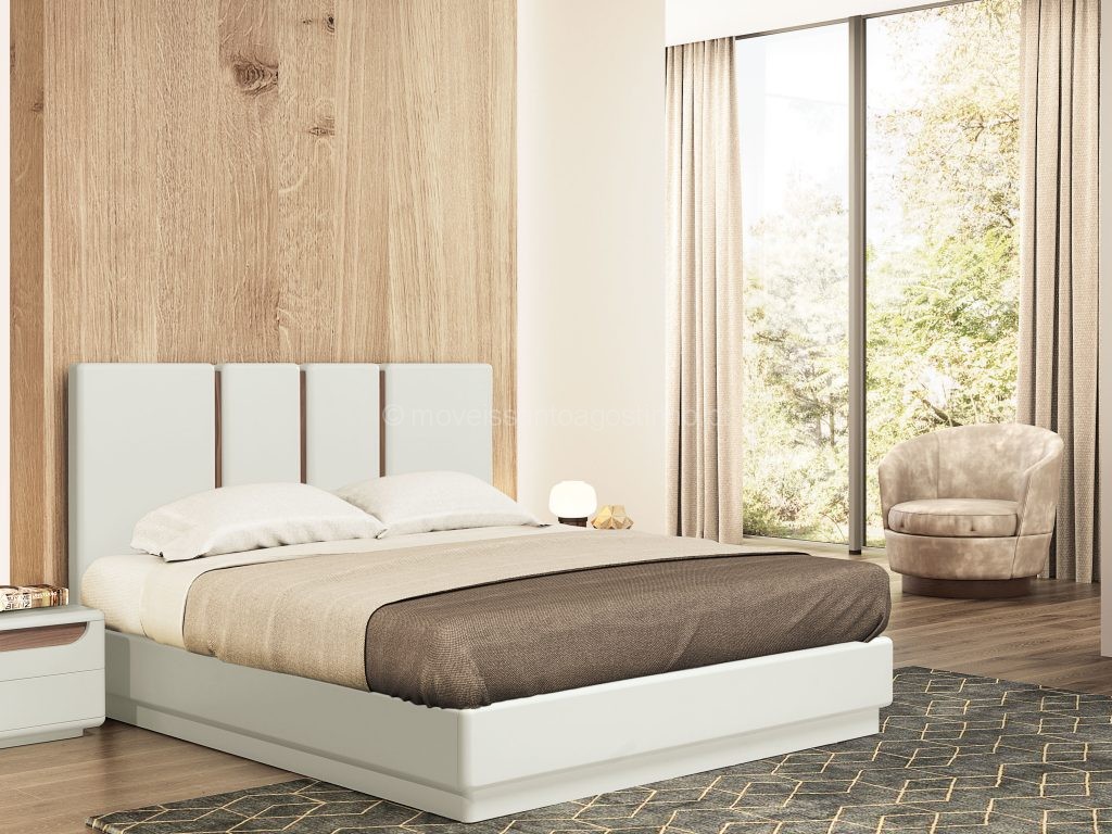 Quarto Fly em lacado e carvalho Móveis Santo Agostinho