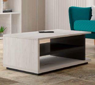 Mesa de centro moderna em madeira clara