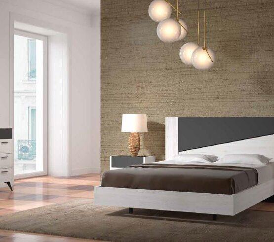 Quarto moderno com cama e decoração elegante