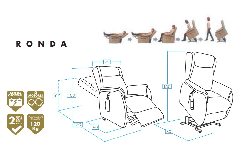 cadeirão romba elétrico
